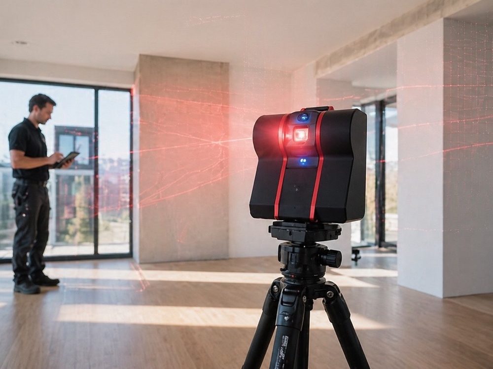 Aufmaß mit 3D-Laserscanner Leica HS 1